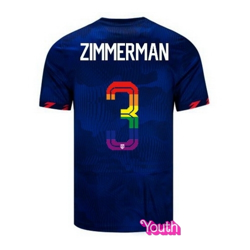 Walker Zimmerman 2023/24 Blue USA Rainbow Youth Jersey