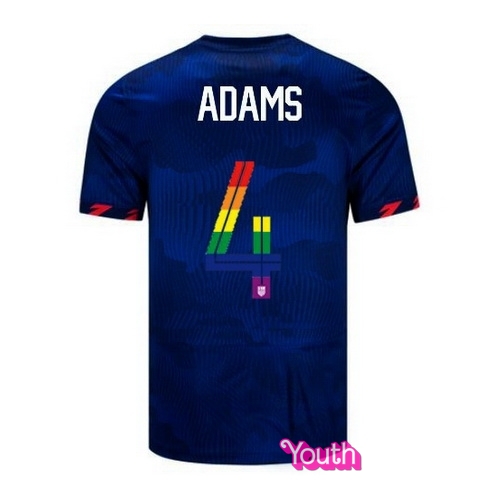 Tyler Adams 2023/24 Blue USA Rainbow Youth Jersey