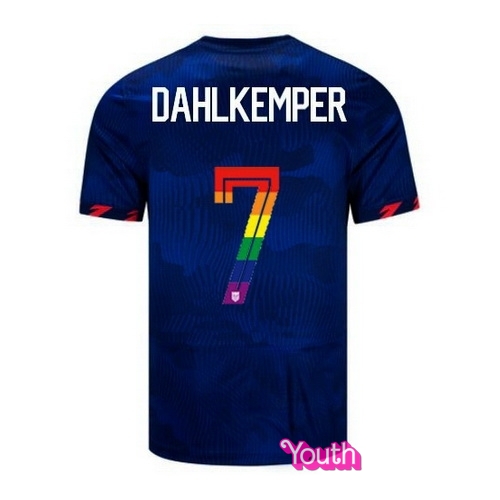 Abby Dahlkemper 2023/24 Blue USA Rainbow Youth Jersey