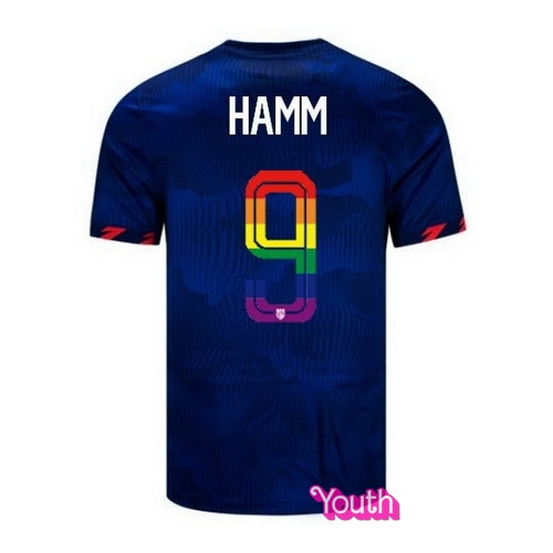 Mia Hamm 2023/24 Blue USA Rainbow Youth Jersey