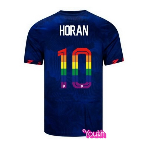 Lindsey Horan 2023/24 Blue USA Rainbow Youth Jersey