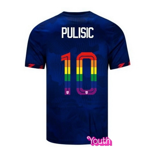 Christian Pulisic 2023/24 Blue USA Rainbow Youth Jersey