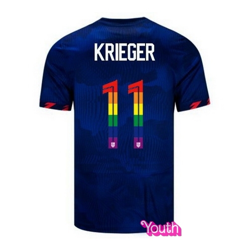 Ali Krieger 2023/24 Blue USA Rainbow Youth Jersey