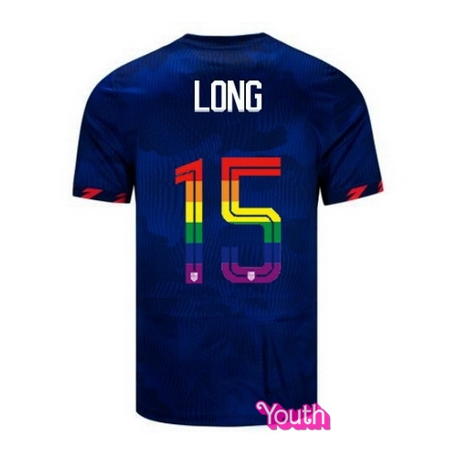 Aaron Long 2023/24 Blue USA Rainbow Youth Jersey