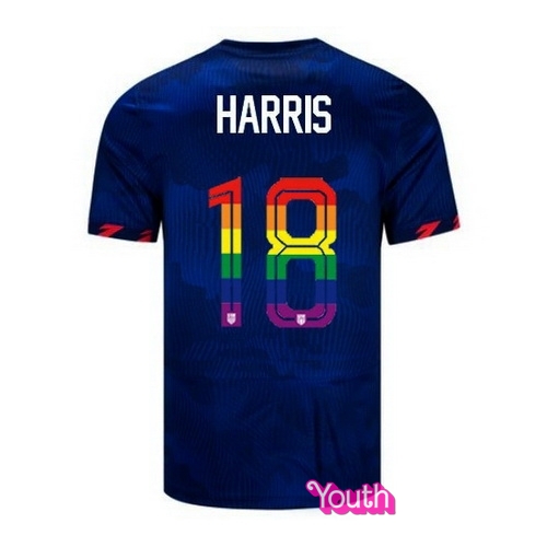 Ashlyn Harris 2023/24 Blue USA Rainbow Youth Jersey