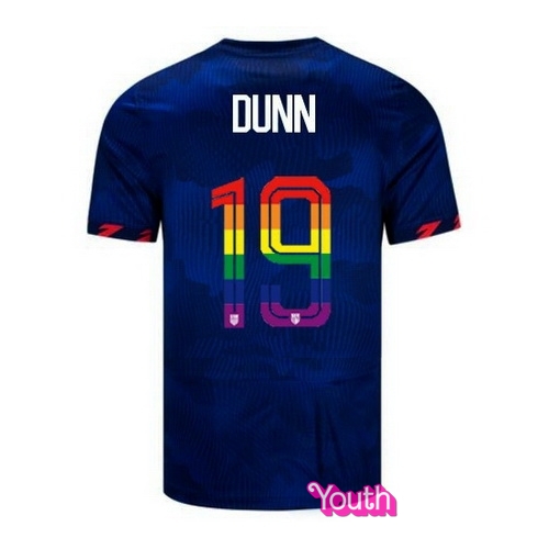 Crystal Dunn 2023/24 Blue USA Rainbow Youth Jersey