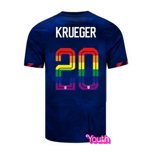 Casey Krueger 2023/24 Blue USA Rainbow Youth Jersey