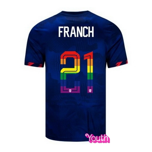 Adrianna Franch 2023/24 Blue USA Rainbow Youth Jersey