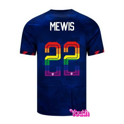 Kristie Mewis 2023/24 Blue USA Rainbow Youth Jersey