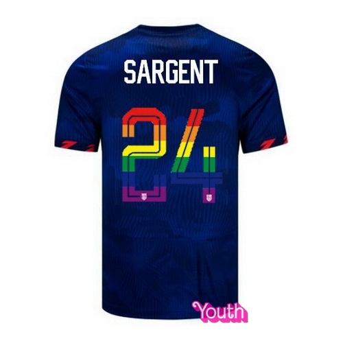 Josh Sargent 2023/24 Blue USA Rainbow Youth Jersey