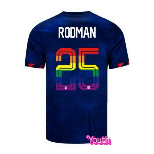 Trinity Rodman 2023/24 Blue USA Rainbow Youth Jersey