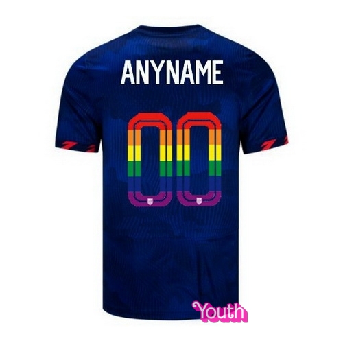 Customized 2023/24 Blue USA Rainbow Youth Jersey