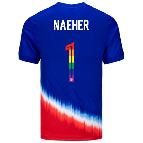 Alyssa Naeher 2024/25 Royal USA Rainbow Men's Jersey