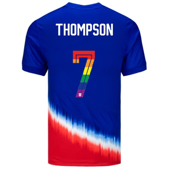 Alyssa Thompson 2024/25 Royal USA Rainbow Men's Jersey