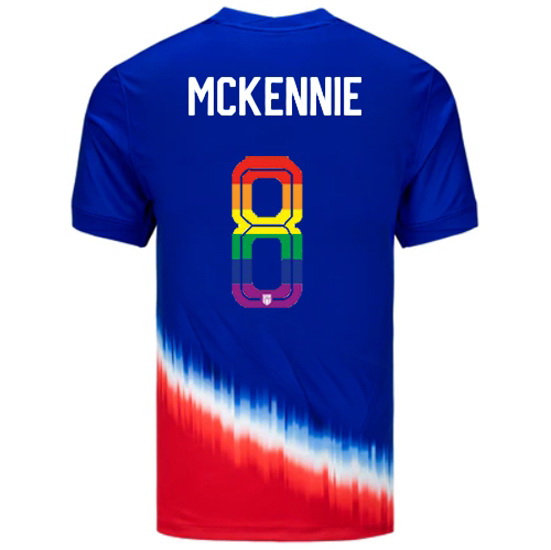 Weston McKennie 2024/25 Royal USA Rainbow Men's Jersey