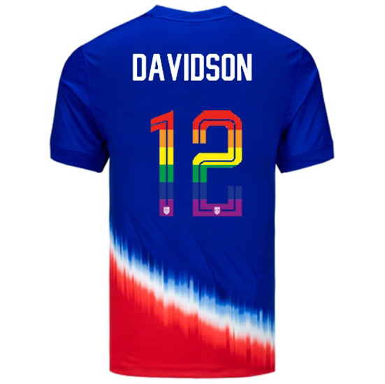 Tierna Davidson 2024/25 Royal USA Rainbow Men's Jersey