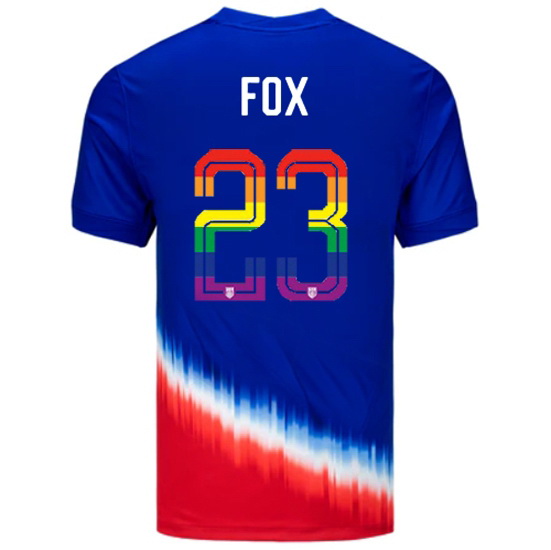 Emily Fox 2024/25 Royal USA Rainbow Men's Jersey