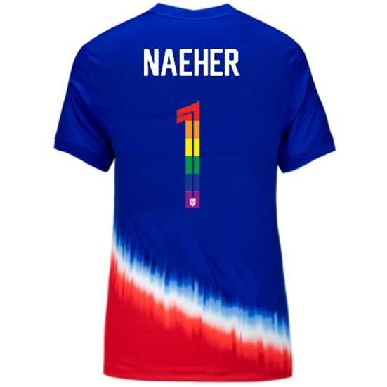 Alyssa Naeher 2024/25 Royal USA Rainbow Women's Jersey