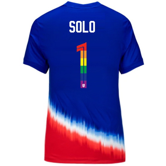 Hope Solo 2024/25 Royal USA Rainbow Women's Jersey