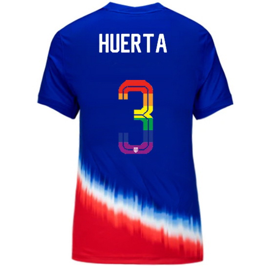 Sofia Huerta 2024/25 Royal USA Rainbow Women's Jersey