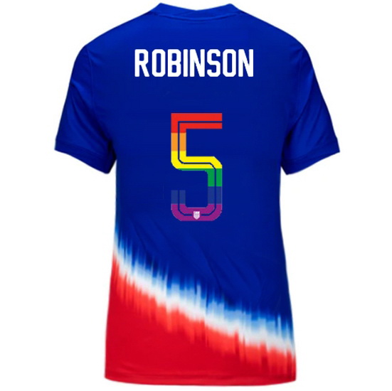 Antonee Robinson 2024/25 Royal USA Rainbow Women's Jersey