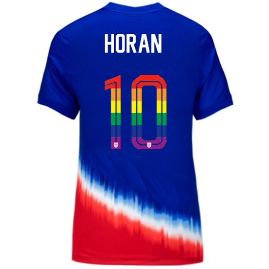 Lindsey Horan 2024/25 Royal USA Rainbow Women's Jersey