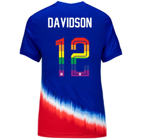 Tierna Davidson 2024/25 Royal USA Rainbow Women's Jersey