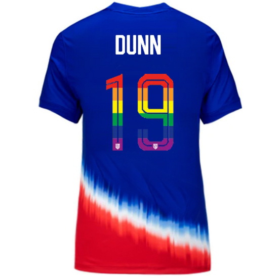 Crystal Dunn 2024/25 Royal USA Rainbow Women's Jersey