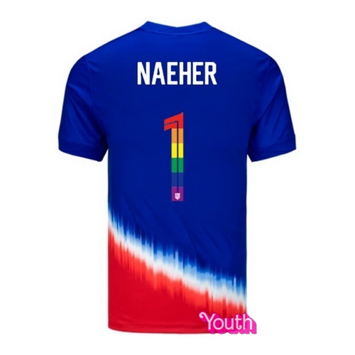 Alyssa Naeher 2024/25 Royal USA Rainbow Youth Jersey