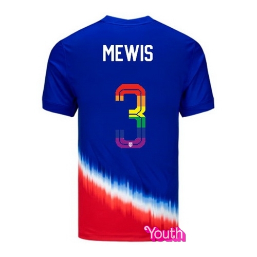 Samantha Mewis 2024/25 Royal USA Rainbow Youth Jersey