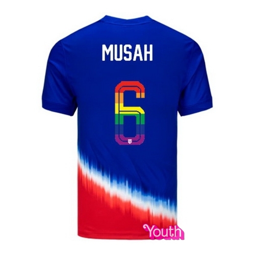 Yunus Musah 2024/25 Royal USA Rainbow Youth Jersey