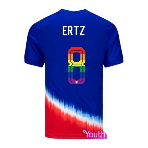 Julie Ertz 2024/25 Royal USA Rainbow Youth Jersey