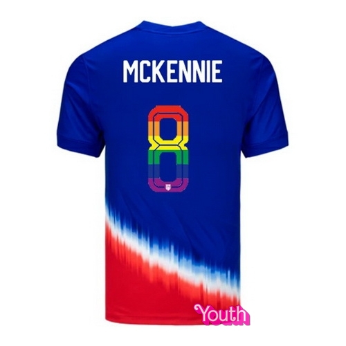 Weston McKennie 2024/25 Royal USA Rainbow Youth Jersey