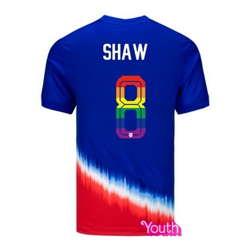 Jaedyn Shaw 2024/25 Royal USA Rainbow Youth Jersey