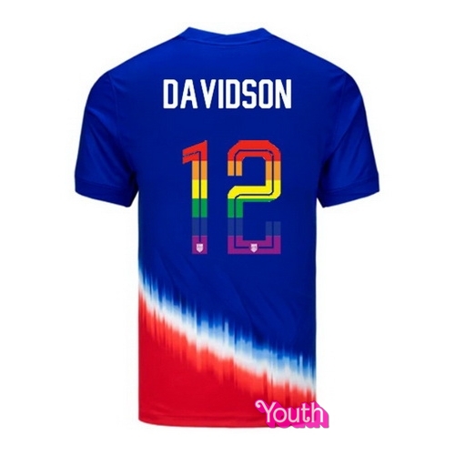 Tierna Davidson 2024/25 Royal USA Rainbow Youth Jersey