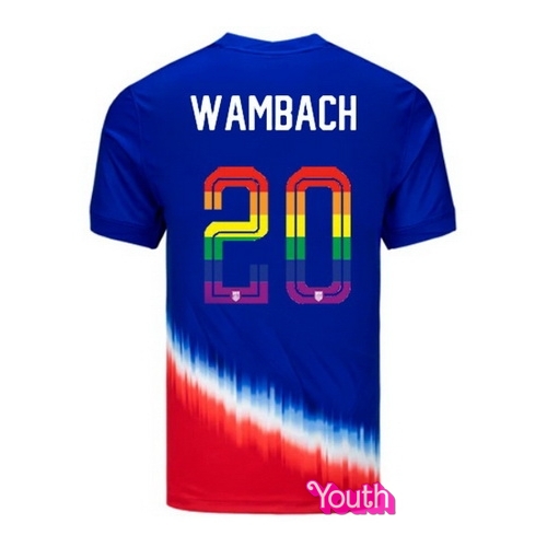 Abby Wambach 2024/25 Royal USA Rainbow Youth Jersey