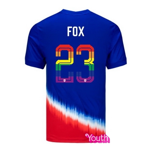 Emily Fox 2024/25 Royal USA Rainbow Youth Jersey