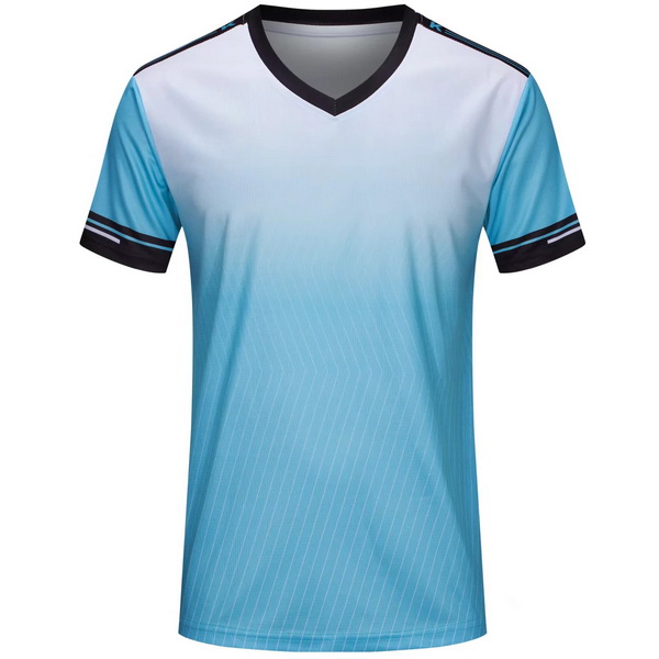 L-Blue Jersey Home Sports Shirt for Men Women Youth