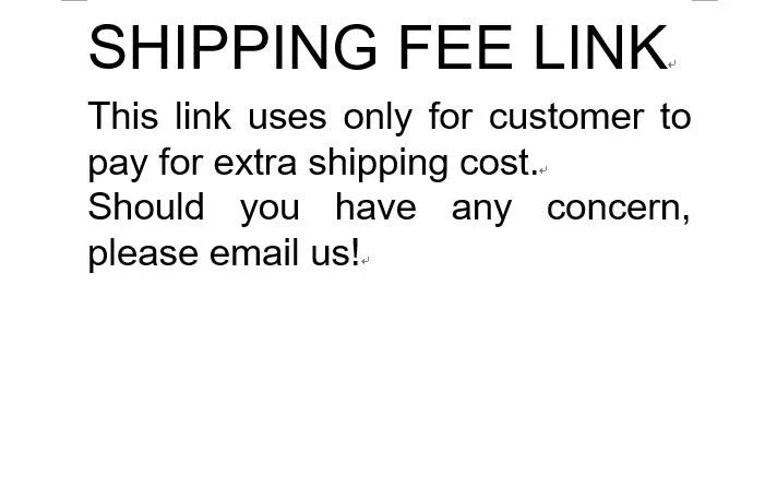 Extra Shipping Fee Link